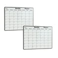 thumbnail image 1 of ZOURIH Monthly Magnetic Calendar for Refrigerator - 2 Pcs 11x8.3” Dry Erase Fridge Calendar Magnet - Starts Sunday,organizes 2025 Schedules, Chores,Meals,More - Whiteboard with Marker & Eraser,White, 1 of 6