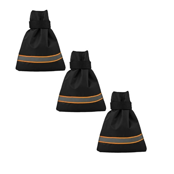 ZOURIH Outdoor Faucet Covers for Winter - 3 Pack Pro 7.1" W x 8.7" H Water Faucet Cover Socks for Winter Freeze Protection Pipe Insulation Reusable Waterproof Insulated Spigot backflow Cover,Orange