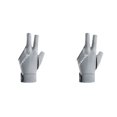 thumbnail image 1 of ZOURIH Pool Gloves Billiards Left Hand,3 Fingers Shooters Snooker Cue Sport Gloves Billiards Glove for Women or Men Billiard Accessories,Light Ashy, 1 of 4