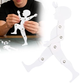 ZOURIH Poseable Artist Mannequin Figure with Flexible Joints for Drawing and Sketching Human Model for Anatomy Study and Gesture Practice Art Student Drawing Mannequin Doll,White