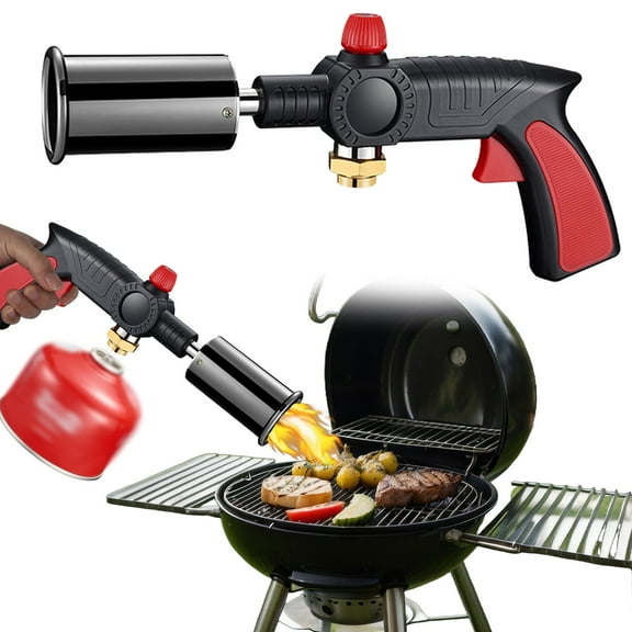 ZOURIH Powerful Alpine Tank torch Head,Culinary torch Lighter,Adjustable Blow torch for Sous Vide Searing Steak,Grill,CharcoalStarter,Campfire,Style A-Alpine Tank Interface