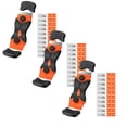 thumbnail image 1 of ZOURIH Razor Blade Scraper - orange Razor Scraper,3Pcs 2-in-1 Scraper tool Set with 60Pcs Razor Blades for Removing Window Labels,Decals,Stickers,Glass Stove top,Orange, 1 of 8