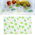 thumbnail image 1 of ZOURIH Refrigerator Liner Shelf Liner Waterproof Drawer Pad for Kitchen Cabinets Washable Refrigerator Mats Adhesive Non-Slip Drawer Cover Sheet for Fridge Dresser (Green Lemon,11.8*118inch),1, 1 of 8