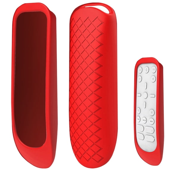 ZOURIH Silicone Protective Remote Case for ps5 Media Remote Cover, Ergonomic Design Full Body Protector Skin,Red