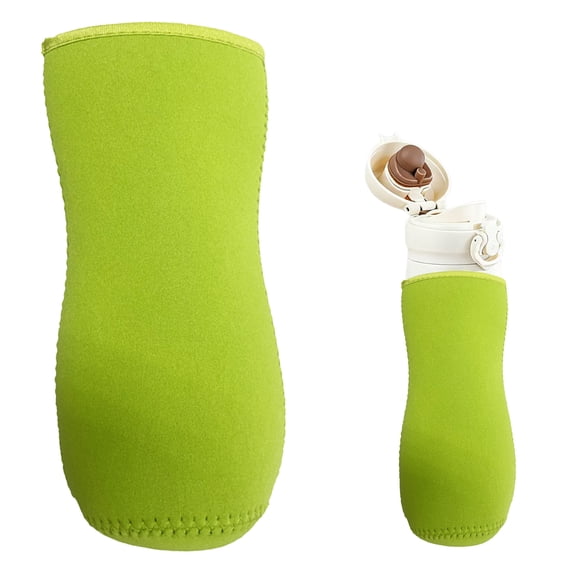 ZOURIH Sleeve for Water Bottle,22oz Water Bottle Sleeve for Plastic & Stainless Steel Bottle Neoprene Insulated Water Bottle Cover for Retaining Temperature,Light Green