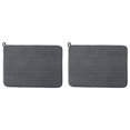 thumbnail image 1 of ZOURIH Small Microfiber Dish Drying Mat,Absorbent Dish Drainer Mats for Kitchen Counter,15.7 x 11.8 inch Microfiber Dishes Drying Pad Countertops Sinks Draining Racks,Dark Gray, 1 of 9