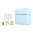 thumbnail image 1 of ZOURIH Sticker Printer-Mini Printer Print Pods Portable Thermal Inkless Sticker Maker Machine Bluetooth Pocket Impresora Portatil Instant Print for Notes,Label,Pictures,Web Page,DIY,Gift,3 Rolls-Blue, 1 of 7