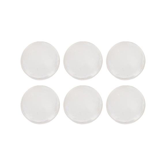 ZOURIH Strongest Door Stoppers for Wall,6Pcs of 1.6" Door Knob Wall Protector,Round Wall Protectors from Door Knobs,Clear Rubber Door Stop for Doors Handle,Shower Door,Self Adhesive,Clear
