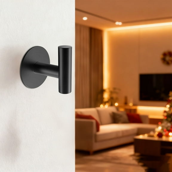 ZOURIH Suction Cup Hooks, Removable Shower Hooks for Inside Shower – Towel Hooks for Bathroom Window Glass Mirror Tile, Bath Robe Looafh Hook for Hanging – Waterproof & Rustproof,No Hole-Black