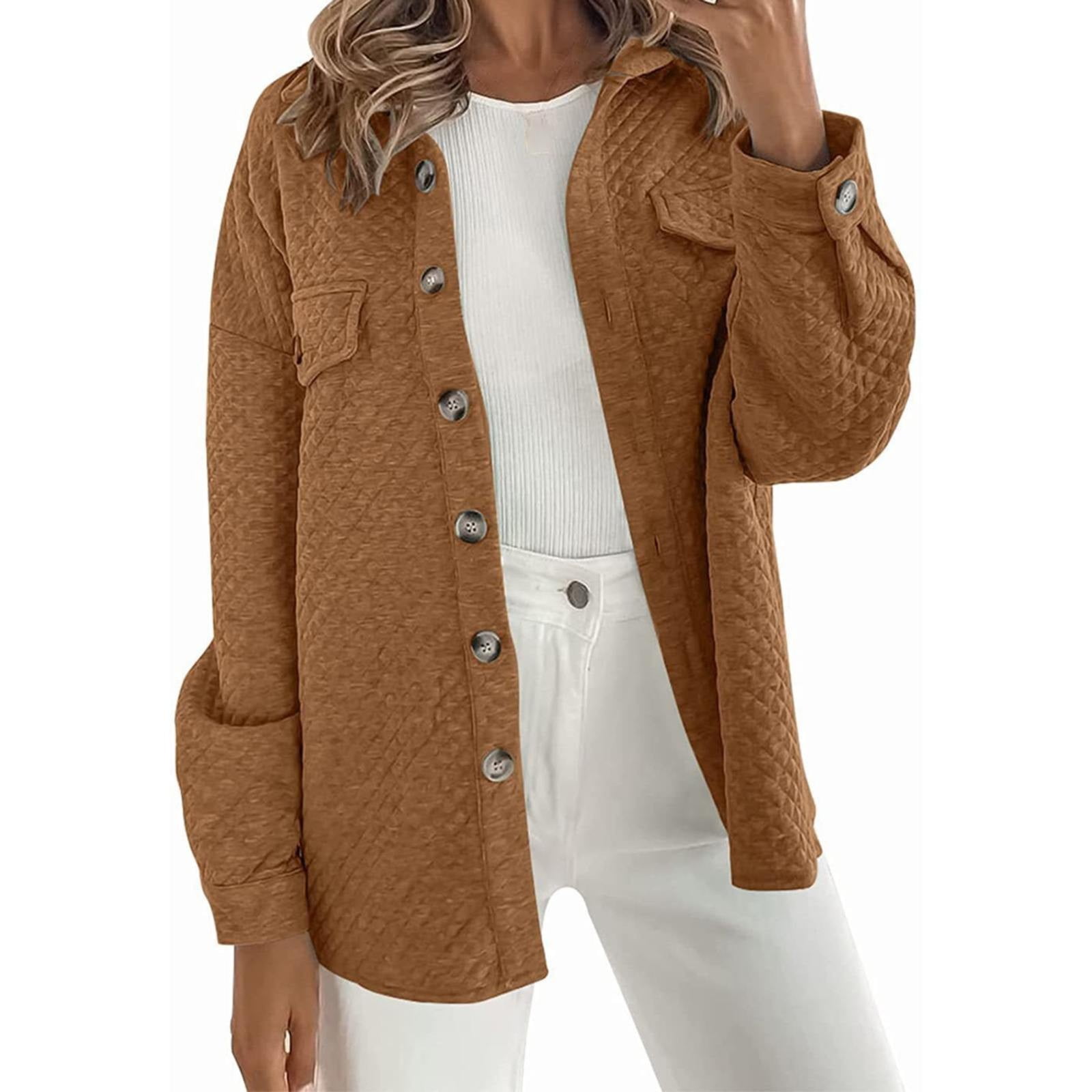 ZOURIH Women's Tops Women's Solid Color Stitching Jacket With Long