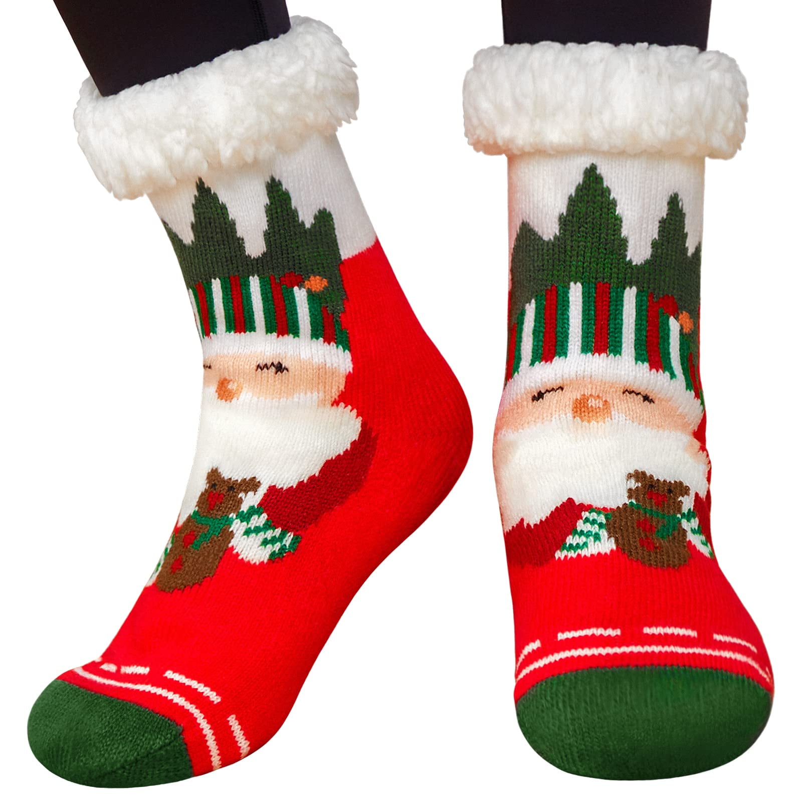 ZOUYUE 1 Pairs Christmas Holiday Socks for Men,Warm Winter Cozy Socks
