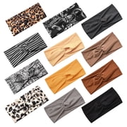 ZOUYUE 12 Pack Headbands for Women, Fashionable Sports Hairbands, Elastic Wide Headbands Non Slip Workout Yoga Sport Headbands for Women
