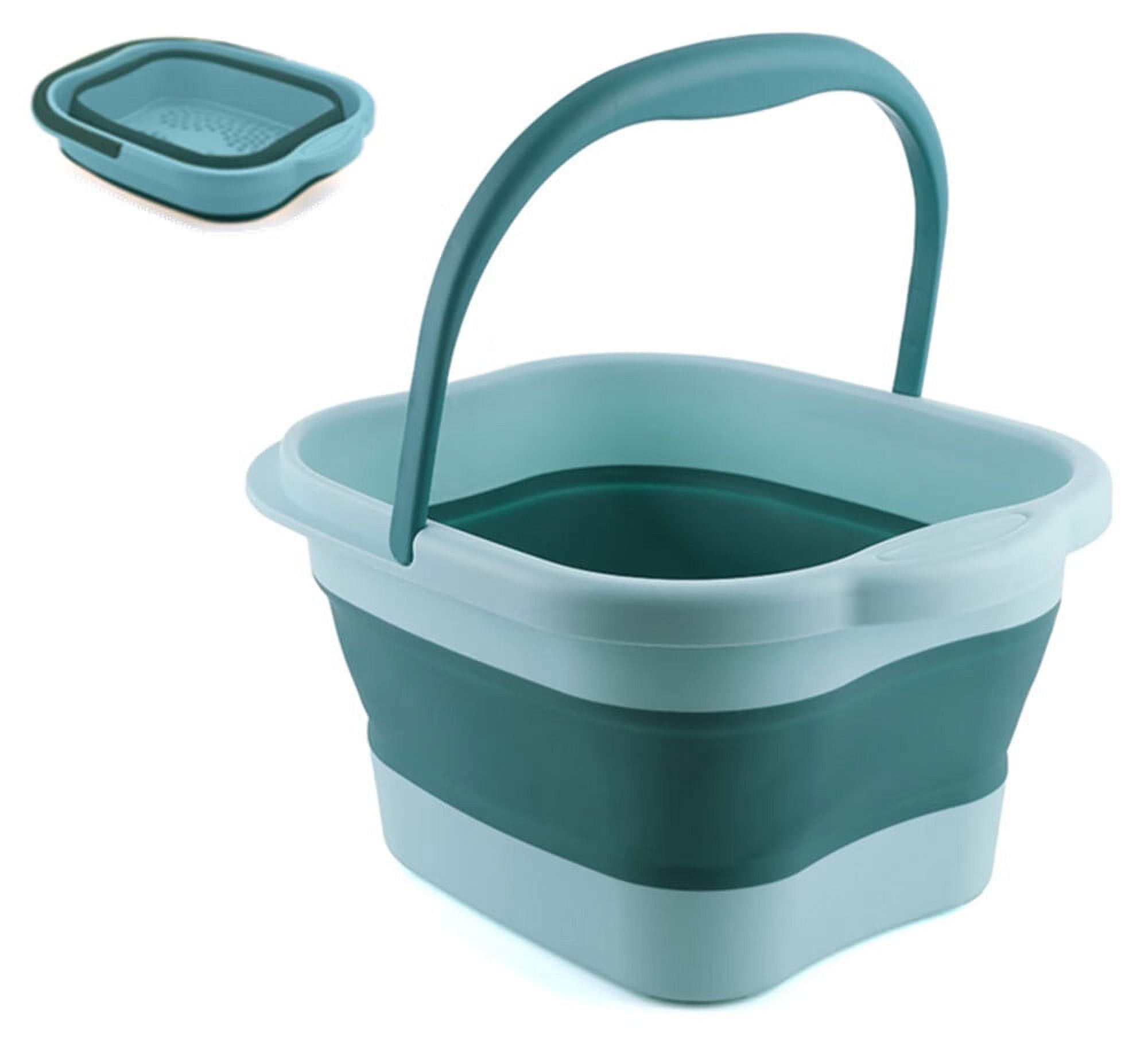 ZOUYUE 13L/3.4GL Collapsible Foot Bath Basin for Soaking Feet,Foot Soak