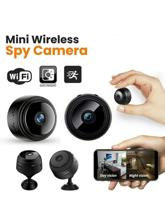 ZOUYUE 2 PCS Mini Wireless WiFi Camera,Camera with Audio and Video Live Feed,with Cell Phone App Wireless Recording,1080P HD Cameras with Night Vision,Tiny Cameras for Indoor/ Outdoor