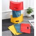 thumbnail image 1 of ZOUYUE 3PCS Folding Stool, Handbag Sketch Practice Outdoor Travel Camping Folding Stool Queue Portable Stool Ultra-Thin Stool Shopping Handbag, Yellow, Blue, Red (with Handle), 1 of 9