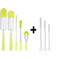 thumbnail image 1 of ZOUYUE 8 Pcs Bottle Cleaning Brush Set Long Handle Black Bottle Cleaner Sturdy Food Grade for Cleaning Baby Bottles Sports Water Bottles Flask, 1 of 4