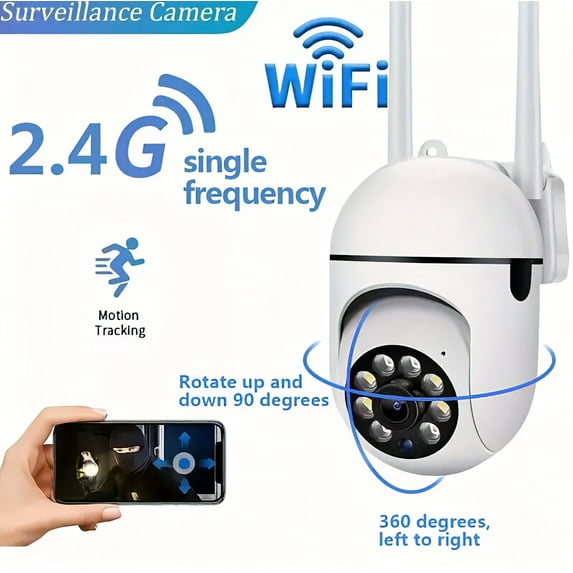 ZOUYUE AUSALL FHD (1082P) Outside Surveillance Camera 360° CCTV Camera System with Night Vision