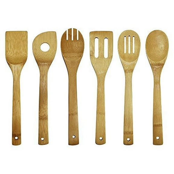 ZOUYUE Bamboo Cooking Utensil Set, 6-Piece