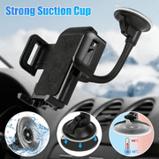ZOUYUE Car Suction Cup Phone Holder Windshield/Dashboard/Window, Universal Suction Cup Car Phone Holder Mount with Sticky Gel Pad, Compatible with iPhone, Samsung, All Cellphone