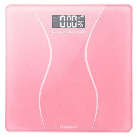 ZOUYUE Digital Bathroom Scale - Toughened Glass Electronic Weight Scale 396lb/180kg