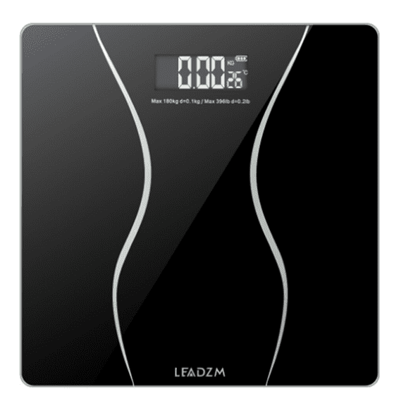 ZOUYUE Digital Electronic LCD Personal Glass Bathroom Body Weight Weighing Scales 396LB