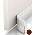thumbnail image 1 of ZOUYUE Door Draft Stopper, Under Door Sweep for Exterior & Interior Doors, Weather Stripping Door Seal, Garage Window Blocker Noise Cold Air Insulation, Draft Guard White 2" W x 39" L, 1 of 8