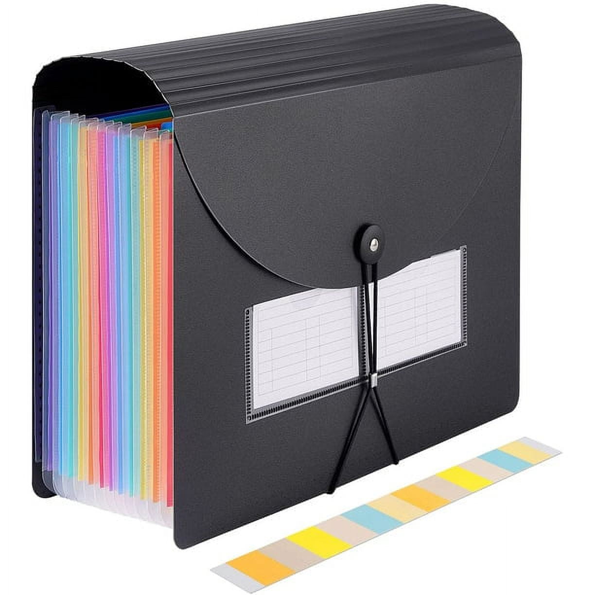 ZOUYUE 12 Pocket Portable File Organizer, High Capacity A4/Letter Size ...