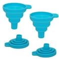 thumbnail image 1 of ZOUYUE Funnels for Filling Bottles Set of 2, Food Grade Silicone Funnel for Kitchen Use.Small Collapsible Funnel Bottle Funnel for Water Liquid Protein Powder Transfer, 1 of 7