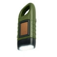 thumbnail image 1 of ZOUYUE Hand Cranking Solar Powered Flashlight, Rechargeable Emergency LED Flashlight Carabiner Dynamo Quick Snap Clip Backpack Flashlight Torch for Outdoor Camping Climbing Hiking, 1 of 8
