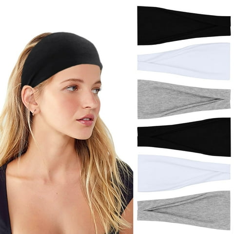 ZOUYUE Headbands for Women Hair Bands for Women’s Hair Non Slip Women Thick Headband Stretchy Sweat Bands Headbands for Yoga Workout Every Day Basic Fashion Hair Accessories for Women