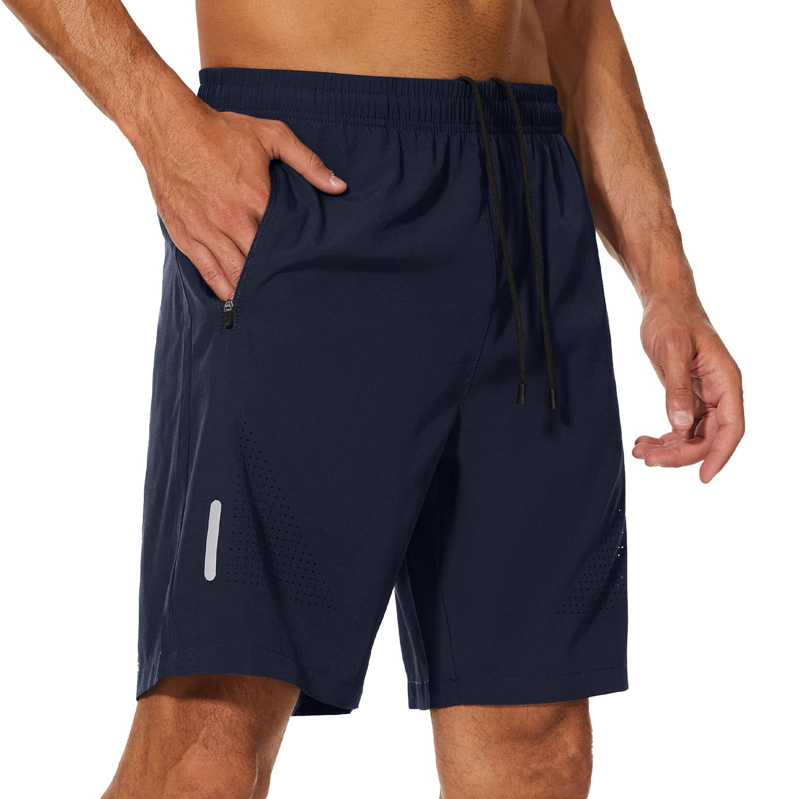 ZOUYUE Men's Summer Running Shorts Gym Sport Shorts for Men with