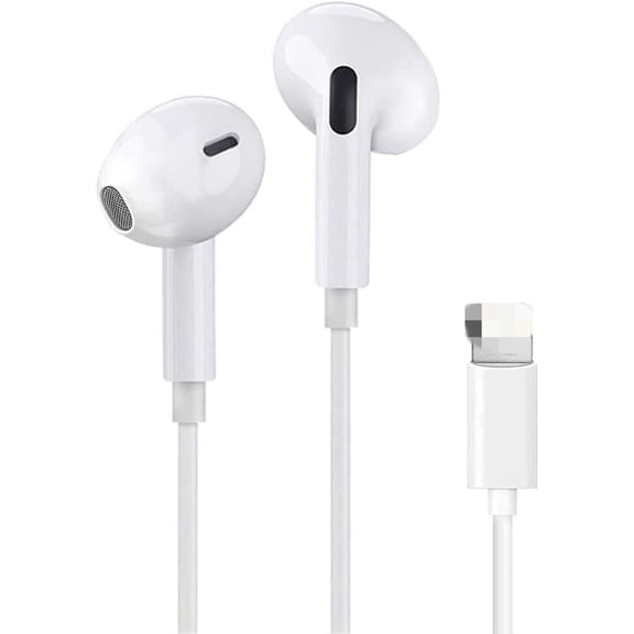 ZOUYUE Volume Control Noise-Canceling In-Ear Earbuds, White, 05191432-12-6