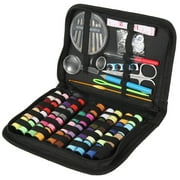 ZOUYUE128pcs Portable Travel Sewing Box Kit Needles Thread Stitching Kit DIY Sewing Supplies Premium Mini Sewing Accessories