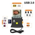 thumbnail image 1 of ZOWEETEK CAC Card Reader Military,Smart Card Reader USB-A Common Access,Compatible with Windows,Mac and Linux, 1 of 6