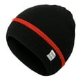 thumbnail image 1 of ZOWYA Knit Rib Cuff Beanie for Men and Women – Knit Hat Skull Ski Cap with Solid Color/Stripe, 1 of 5