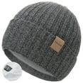 thumbnail image 1 of ZOWYA Winter Hat Thick Knit Beanie with Thermal Lining Snow Skull Cap for Men and Women, 1 of 5