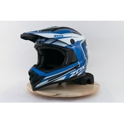 ZOX ST-1561C ‘Rush Jr' Lucid Blue Youth Motocross Helmet Youth Large