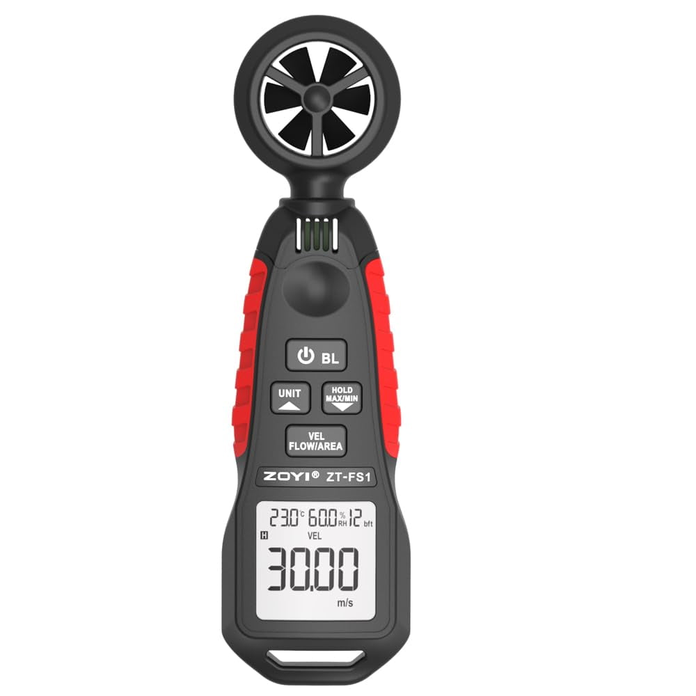 ZOY ZT-FS1 Digital Anemometer: Precision Wind Speed and Environmental Measurement Tool