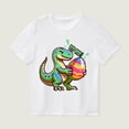 thumbnail image 1 of ZOYOEN Boys Easter T Shirts- Casual Cotton Cute Short Sleeve Graphic Tee Toddler to Big White Size 11-12 T, 1 of 3