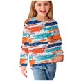thumbnail image 1 of ZOYOEN Girls Long Sleeve T Shirts- Fashion Crewneck Casual Kids Graphic Tops Multicolor Size 7-8T, 1 of 6