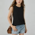 thumbnail image 1 of ZOYOEN Girls Ribbed Tank Tops- Sleeveless Crewneck Casual Soft Kids Summer Shirts Tops Black Size 14, 1 of 7