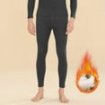 thumbnail image 1 of ZOYOEN Mens Leggings Fleece Lined- Soft Winter Underwear Thermal Pants Base Layer Cold Weather Wear Gray Size 3XL, 1 of 9