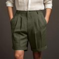 thumbnail image 1 of ZOYOEN Mens Pull On Shorts with Pockets- Button Stretch Summer Casual Golf Shorts Mint Green Size 38, 1 of 6