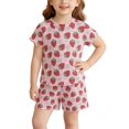 thumbnail image 1 of ZOYOEN Toddler Girls Floral Outfits Set- Soft Casual Cute Short Sleeve Summer Clothes T Shirts and Shorts Multicolor Size 3 T, 1 of 6