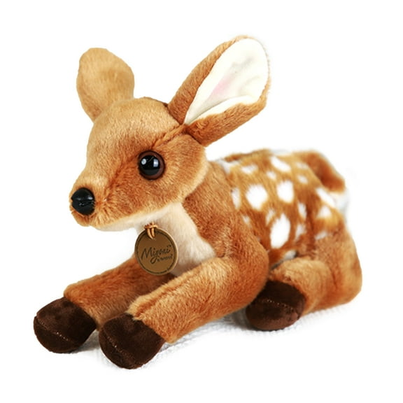 ZOYONE Plush Deer for Doll Sika Deer Animal Model Plush Toy Party Supplies Portable Bright Color Table Game for Creative Baby G