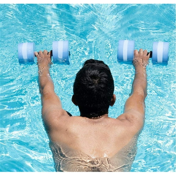 ZOYXRO Clearance Aquatic DumbbellsSet of 2 Water Aerobic Exercise Foam Dumbbell Pool ResistanceDetachable Water Aqua Fitness Barbells Hand Bar Exercises Equipment for Weight Loss