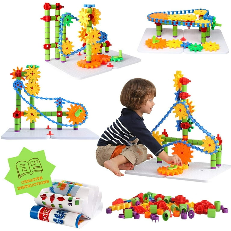 175 pièces Stem Toys Kit Jouet de construction pour enfants Building Blocks  Learning Set pour l’âge 4 5 6 7 8 9 10 ans garçon fille Meilleur jouet