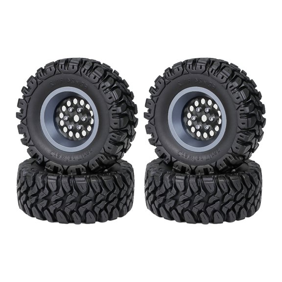 ZPAQI 1/18 Model Car Rubber Wheel Supplies for Remote Control Crawlers Mud Tires