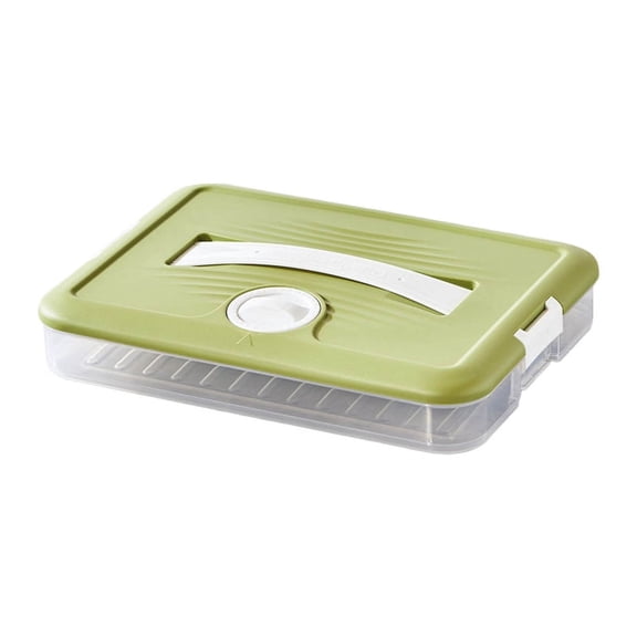 ZPAQI 1/2/3/4 Layers Dumpling Boxes Storage Tray Food Container Box for Keep Fresher