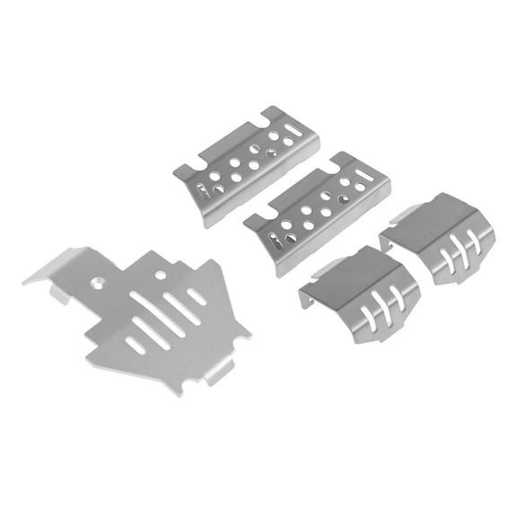 ZPAQI 1 Set Aluminum Alloy Chassis Protector Armor Guard for Model Car Collector